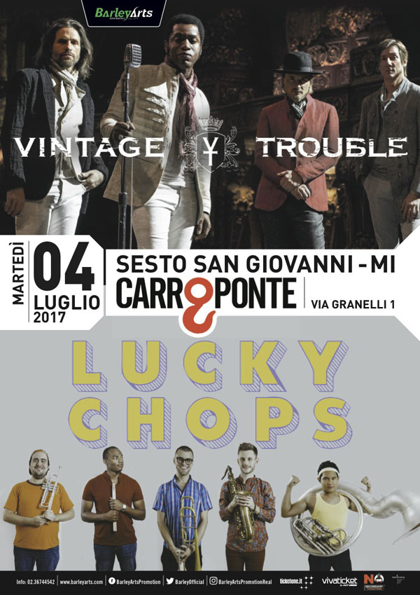 VINTAGE TROUBLE + LUCKY CHOPS