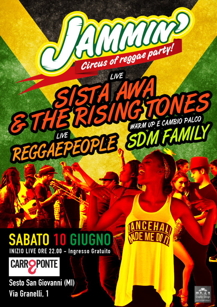 JAMMIN’ – CIRCUS OF REGGAE PARTY!