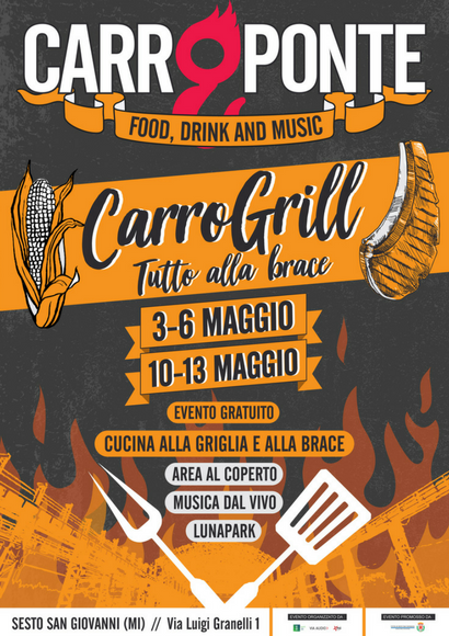 CARROGRILL, TUTTO ALLA BRACE