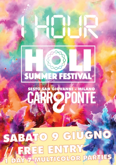 HOLI SUMMER FESTIVAL + 1 HOUR®