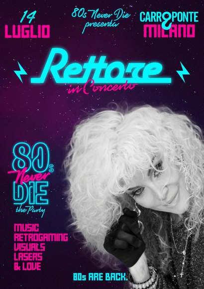 DONATELLA RETTORE W/ 80s NEVER DIE THE PARTY