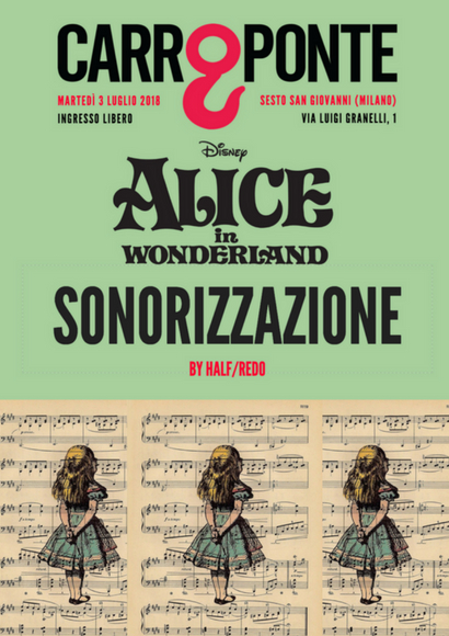 ALICE NEL PAESE DELLE MERAVIGLIE: SONORIZZAZIONE